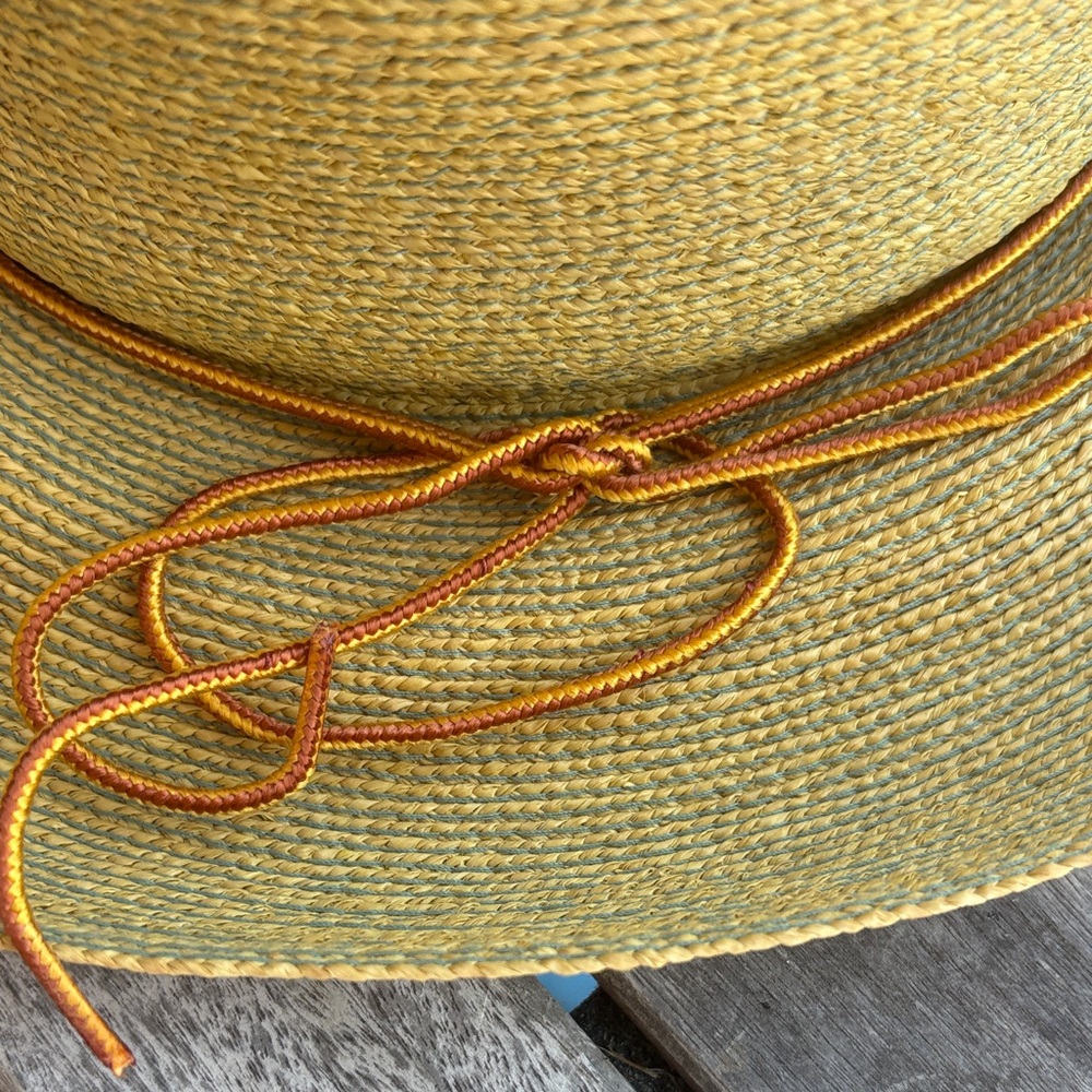 Stylish Natural Straw Sun Hat - Picture 6 of 8